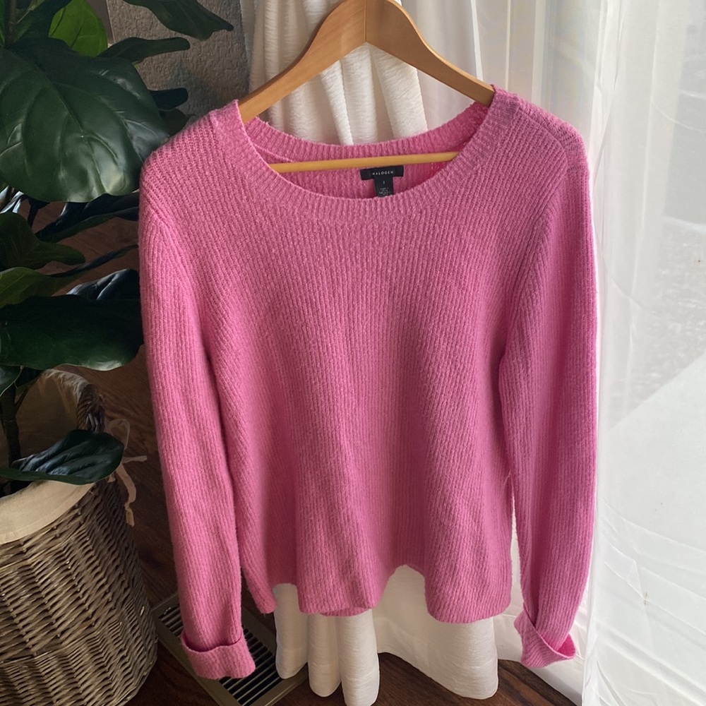 Pink Halogen Sweater Large - Picture 2 of 5